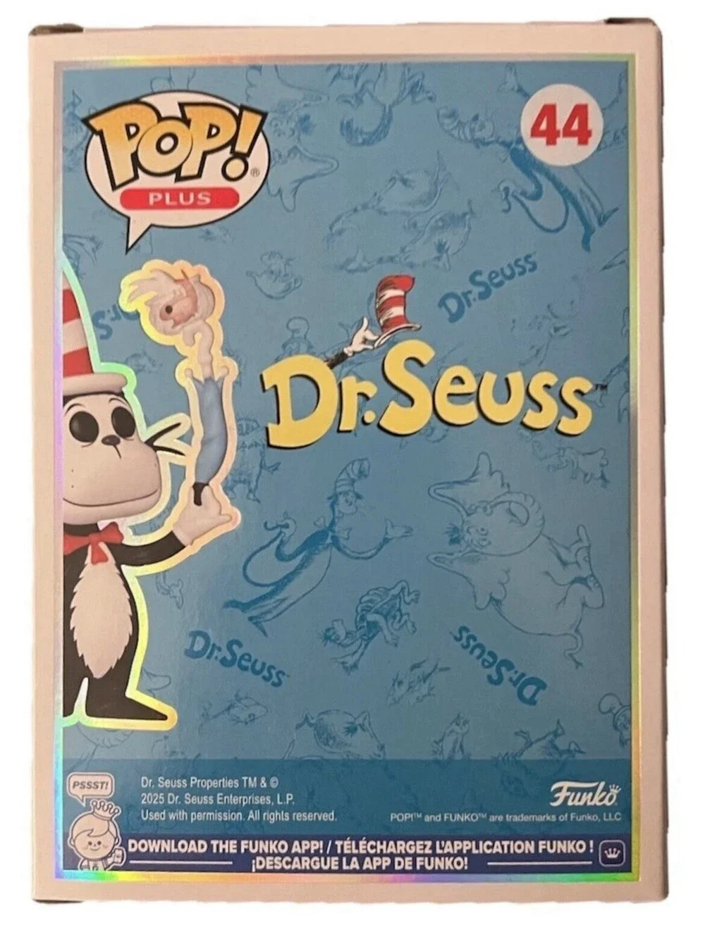 Dr. Seuss Cat in the Hat Funko Pop Plus #44 New